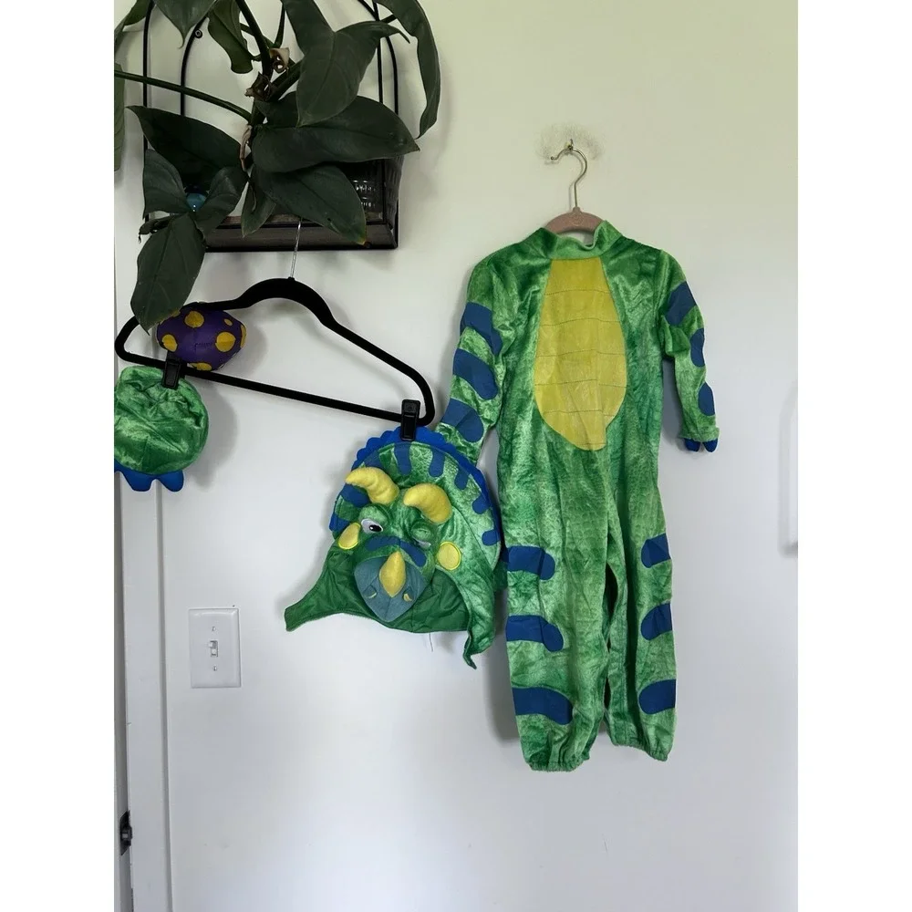 NWOT Spooktacular Creations Toddler Triceratops Dinosaur Halloween Costume 18-24